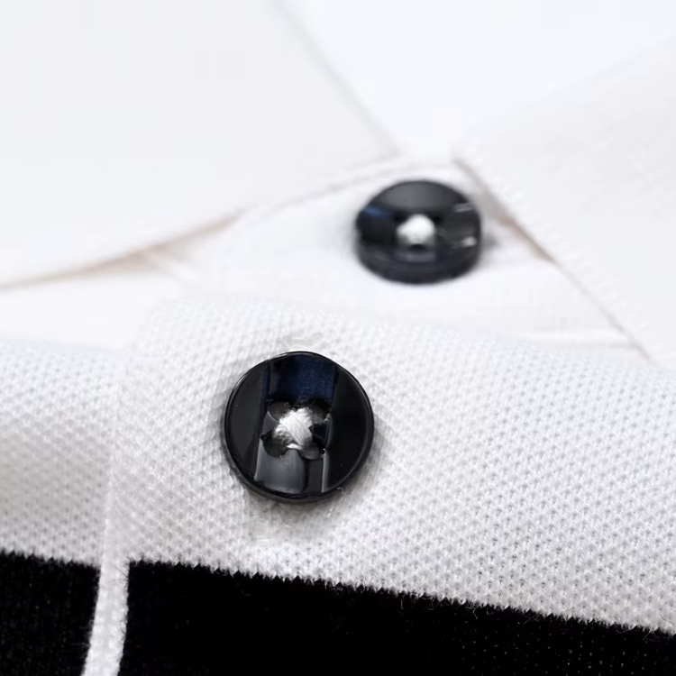 Camisa Polo Masculina Rauffstein RS026, design sofisticado, tecido respirável e modelagem clássica para um visual elegante e versátil.