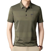 Camisa Polo Masculina Rauffstein RS237 elegante, com tecido premium e design atemporal, ideal para visuais casuais e formais com conforto.
