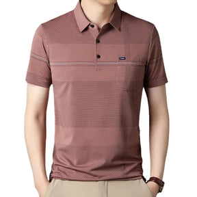 Camisa Polo Masculina Rauffstein RS237 elegante, com tecido premium e design atemporal, ideal para visuais casuais e formais com conforto.