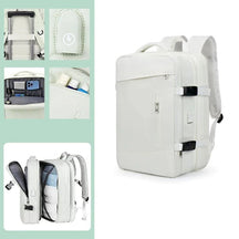Mochila Viagem Rauffstein RS425 confortável, com nylon resistente e USB, perfeita para viagens ou trabalho com organização e design moderno.