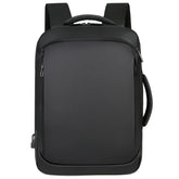Mochila Executiva Rauffstein RS086 com compartimento para notebook 15", material impermeável, design moderno e porta USB para mais praticidade.