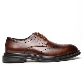 Sapato Derby em Couro Rauffstein RS365 versátil, com couro premium e plataforma 4 cm, ideal para visuais casuais e elegantes.