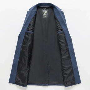 Sobretudo Masculino em Lã Rauffstein RS224, com design moderno, perfeito para inverno, outono e ocasiões sociais ou casuais com estilo.