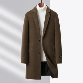 Sobretudo Masculino em Lã Rauffstein RS224, com design moderno, perfeito para inverno, outono e ocasiões sociais ou casuais com estilo.