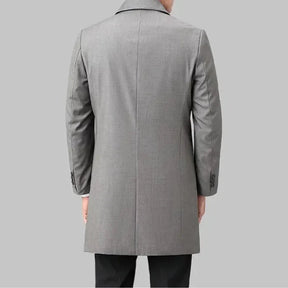 Sobretudo Masculino Social em Lã Rauffstein RS226, com design clássico, perfeito para inverno e outono em ocasiões formais com elegância.