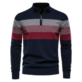 Suéter Masculino Rauffstein RS172, com modelagem ajustada e gola careca, perfeito para inverno em ocasiões casuais ou formais com estilo.