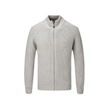 Suéter Masculino com Zíper Rauffstein RS020, design moderno, tecido premium e ajuste confortável para um visual sofisticado.