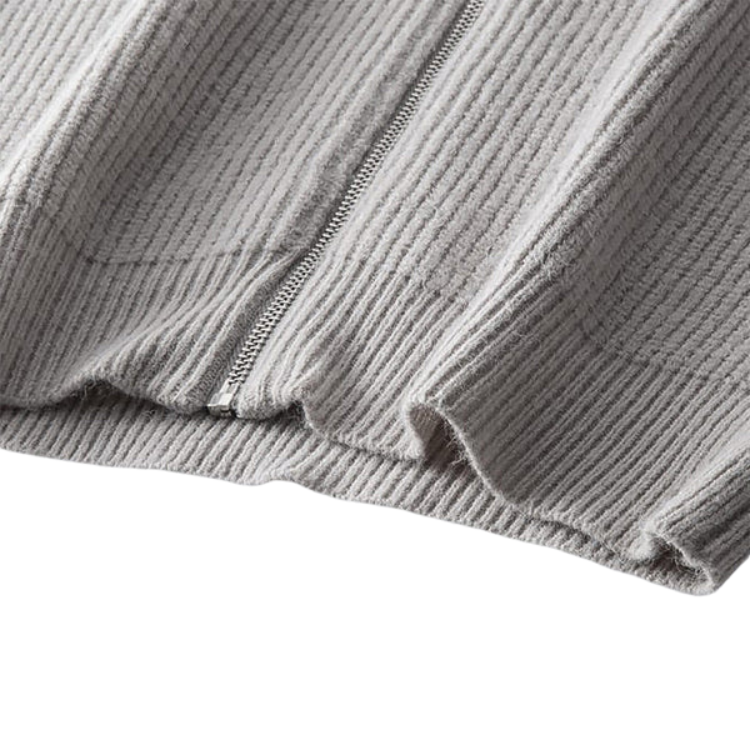 Suéter Masculino com Zíper Rauffstein RS020, design moderno, tecido premium e ajuste confortável para um visual sofisticado.