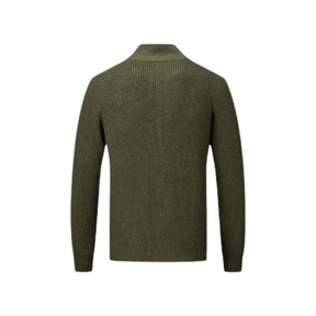 Suéter Masculino com Zíper Rauffstein RS020, design moderno, tecido premium e ajuste confortável para um visual sofisticado.