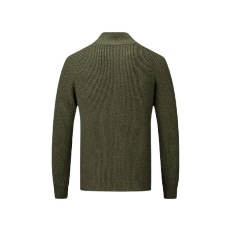 Suéter Masculino com Zíper Rauffstein RS020, design moderno, tecido premium e ajuste confortável para um visual sofisticado.
