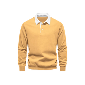 Suéter Masculino Gola Polo Rauffstein RS021, design clássico, tecido premium e modelagem confortável para um visual sofisticado.