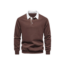 Suéter Masculino Gola Polo Rauffstein RS021, design clássico, tecido premium e modelagem confortável para um visual sofisticado.