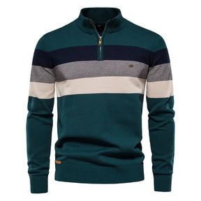 Suéter Masculino Rauffstein RS172, com modelagem ajustada e gola careca, perfeito para inverno em ocasiões casuais ou formais com estilo.